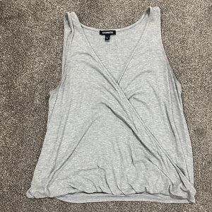 Express Light Gray Women's Tank Top